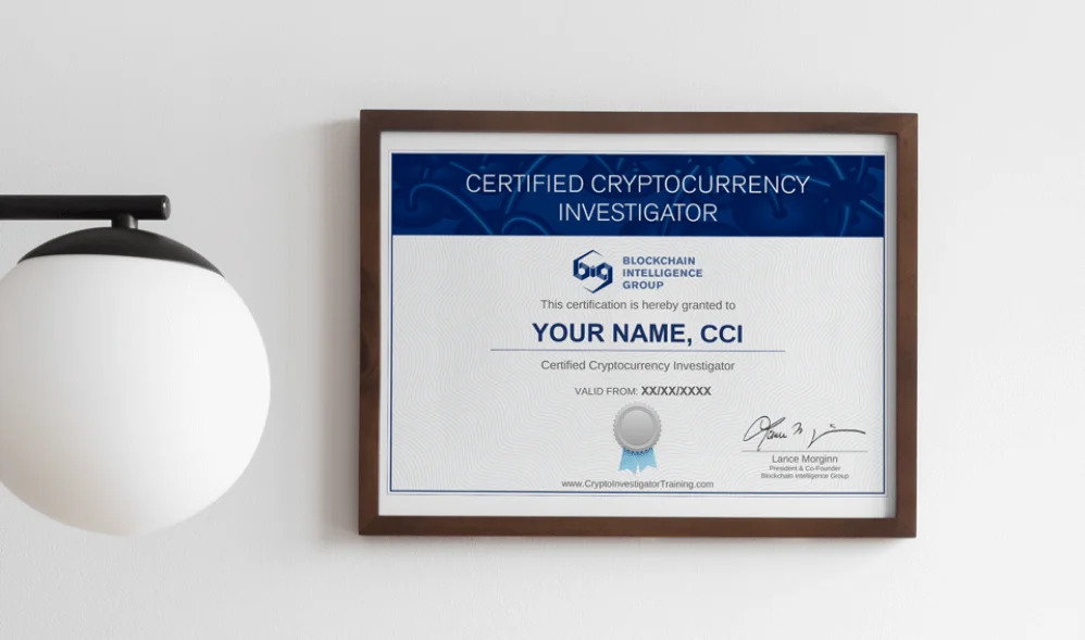 certified cryptocurrency investigator