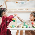 kids playing with toys